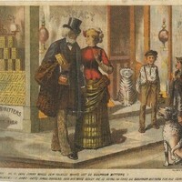 Frederick Douglass in a Sulphur Bitters advertisement, c. 1884